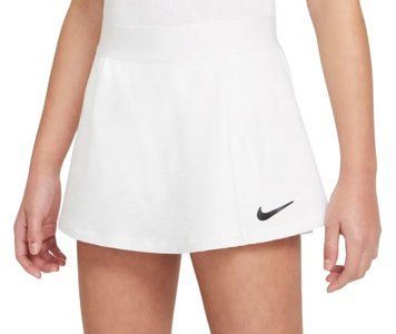 Юбка для девочек Nike Court Dri-Fit Victory Fluncy G - белый/черный ST76754 фото