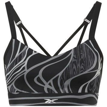 Жіночий бюстгальтер Reebok TS Lux Strappy Bra - чорний ST80639 фото