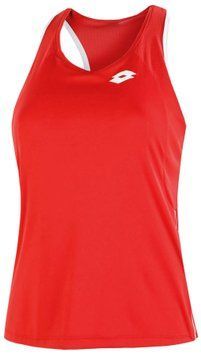 Жіночий топ Lotto Squadra W II Tank PL - cliff red ST83631 фото