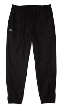 Мужские легкие спортивные штаны Lacoste Sport - черный/белый ST95225 фото