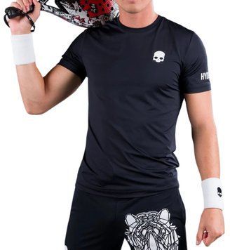 Мужская футболка Hydrogen Padel Tigers Tech Tee Man - черная ST81817 фото