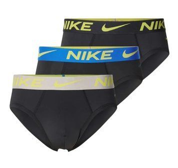 Чоловічі боксери Nike Dri-Fit Essential Micro Hip Brief 3P - чорні/різнокольорові ST111201 фото
