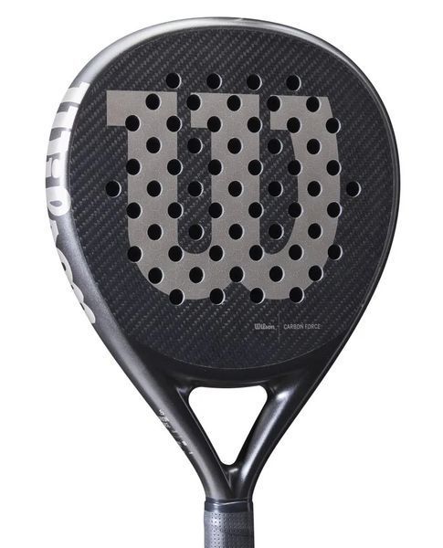Ракетка Wilson Carbon Force LT Padel - черный/серый ST96580 фото