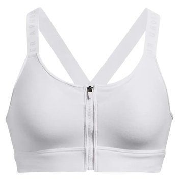 Жіночий спортивний бюстгальтер Under Armour Infinity High Zip - білий/сірий колір ST88103 фото