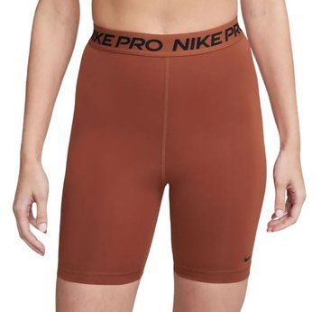 Женские шорты Nike Pro 365 Short 7in Hi Rise &mdash; прочный оранжевый/черный ST93439 фото