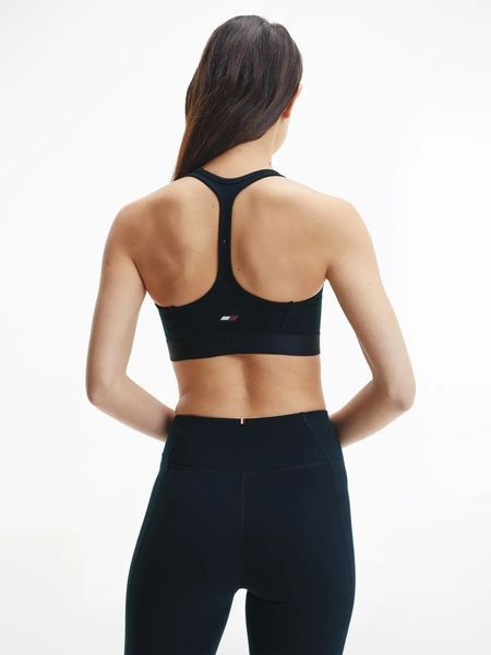 Женский бюстгальтер средней интенсивности Tommy Hilfiger Tape Racer - тесьма с логотипом в виде пустынного неба ST83955 фото