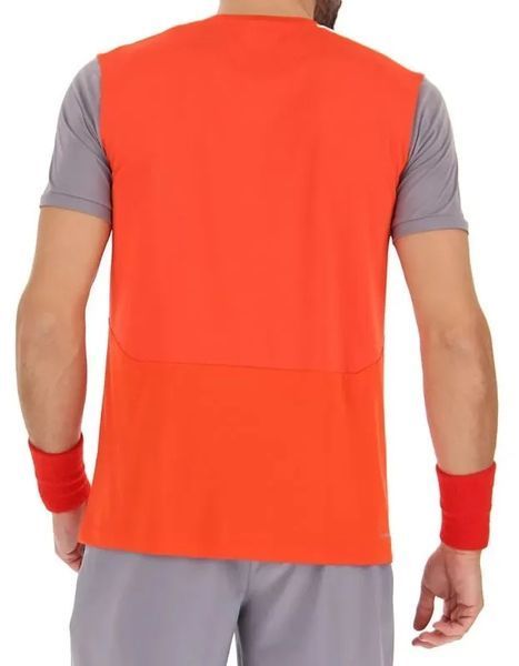Мужская футболка Lotto Top IV &ndash; красный мак/ртуть ST89643 фото