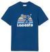 Чоловіча футболка Lacoste Washed Effect Tennis Print - синя ST97198 фото 1