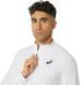 Чоловіча футболка (з довгим рукавом) Asics Men Court 1/2 Zip Long Sleeve Top - brilliant white/brilliant white ST95150 фото 3