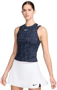 Жіноча майка Nike Court Dri-Fit Slam RG Tank Top - обсидіан/білий ST97431 фото