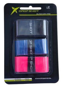 Внешние бинты Drop Shot Overgrip Super Dry Pro 3P - многоцветные ST105563 фото