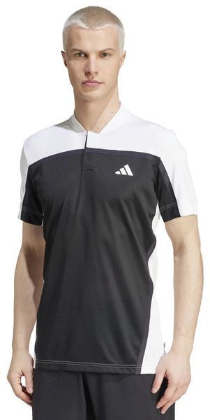 Мужская футболка-поло Adidas Heat.Rdy FreeLift Pro - черно-белая ST96735 фото