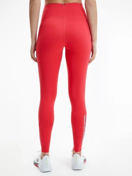 Женские леггинсы Tommy Hilfiger RW Split Graphic - розовое великолепие ST82874 фото