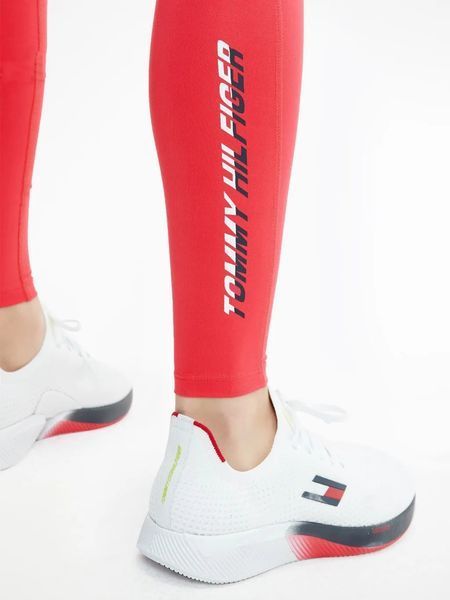 Женские леггинсы Tommy Hilfiger RW Split Graphic - розовое великолепие ST82874 фото