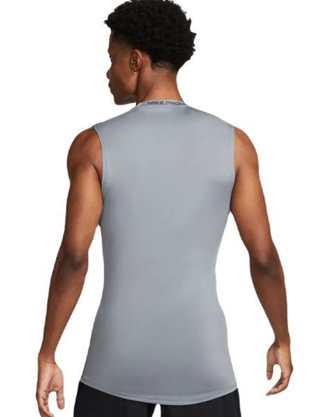 Компрессионная одежда для фитнеса без рукавов Nike Pro Dri-Fit Tight &ndash; дымчато-серый/черный ST94256 фото