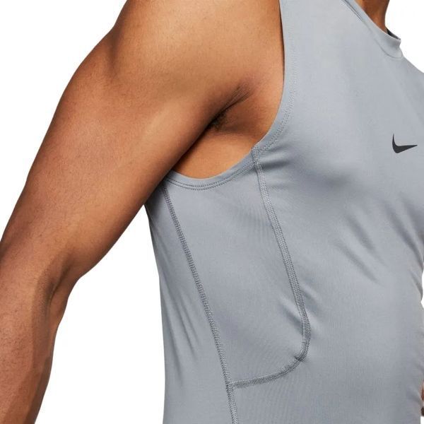 Компрессионная одежда для фитнеса без рукавов Nike Pro Dri-Fit Tight &ndash; дымчато-серый/черный ST94256 фото