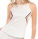 Женский топ Lucky in Love Animal Instinct All The Stripe Angles Tank - белый ST83926 фото 1