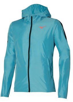 Чоловіча куртка Mizuno Hoody - maui blue ST91571 фото