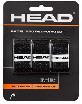 Наружные накладки Head Padel Pro с перфорацией 3P - черные ST105223 фото