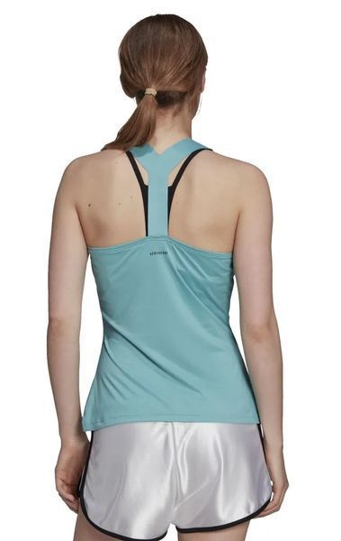 Женский топ Adidas Y-Tank W - мятный/черный ST77912 фото