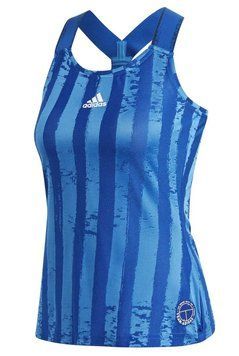 Женский топ Adidas Y-Tank ENG W - королевский синий/белый ST77905 фото