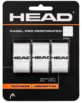 Наружные накладки Head Padel Pro с перфорацией 3P - белые ST105222 фото