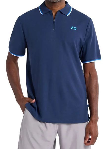 Чоловіче поло Australian Open Zip Player ST101194 фото
