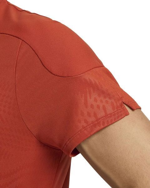 Чоловіча тенісна футболка Nike Court Dri-Fit Slam RG - фактор іржі/білий ST97427 фото