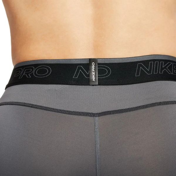 Короткий компресійний одяг Nike Pro Dri-Fit - залізно-сірий/чорний/чорний ST79645 фото