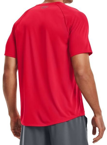 Чоловіча футболка Under Armour Tech SS Tee 2.0 - червоний/графіт ST92991 фото