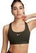 Жіночий бюстгальтер Nike Swoosh Light Support Non-Padded Sports - карго хакі/білий ST94263 фото 1